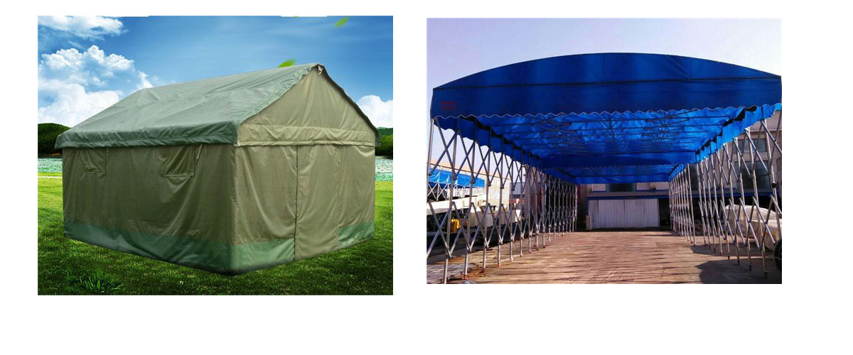 遮陽帳篷篷布-防曬防雨案例