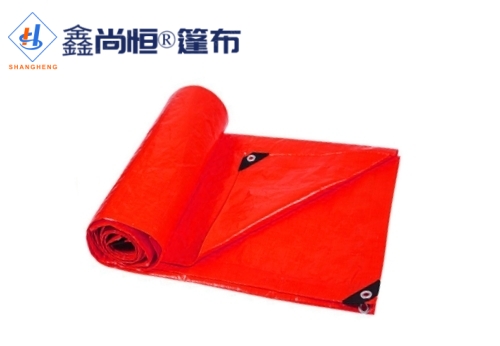 大紅色聚乙烯防水篷布8.2×8米克重167g