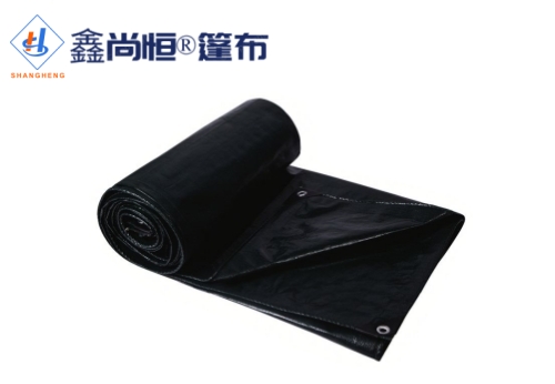 雙黑色聚乙烯防水篷布4.32×10米克重198g