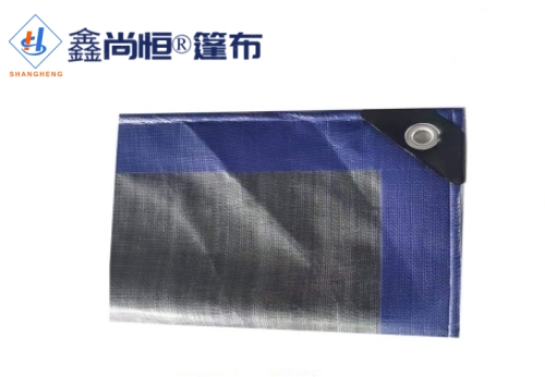 深藍黑色聚乙烯防水篷布3.66×5.49米克重137g